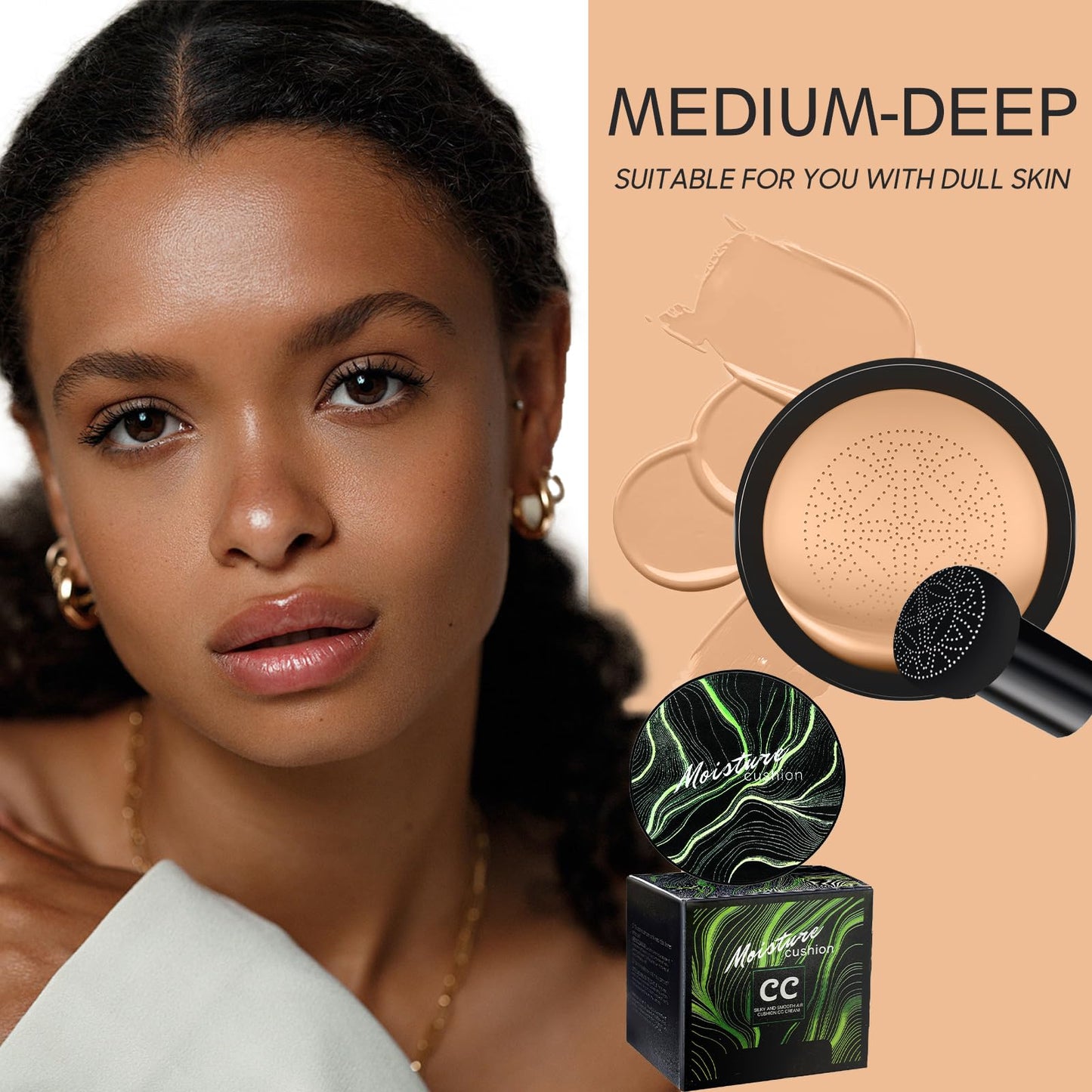Base de maquillaje CC Moisture Cushion Impermeable