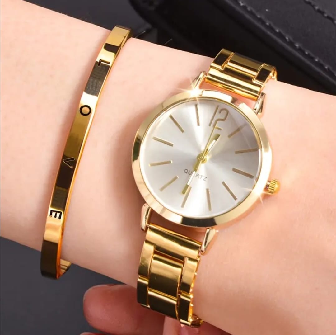 🔥 Promoción (45% off) Reloj de Quartz + prima (pulsera + gafas de sol) Últimas 20 piezas disponibles🔥